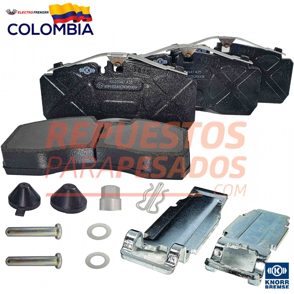 JUEGO PASTILLAS SN6 KNORR