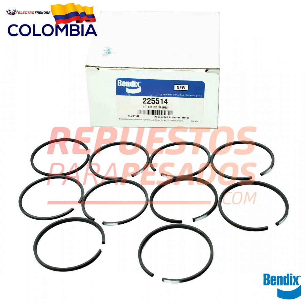 ANILLOS COMPESOR TUFLO 500 EN STD BENDIX