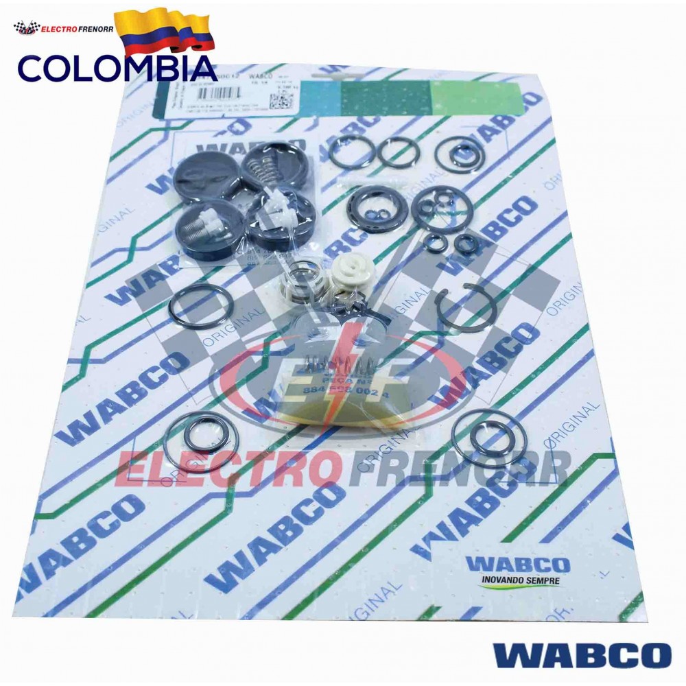 EMPAQUETADURA VALVULA 4 VIAS TODOS MERCEDES BENZ CON APU WABCO