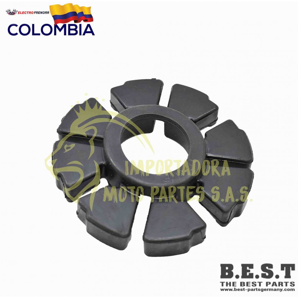 CAUCHO DE CAMPANA PARA MOTO TVS 100 BEST