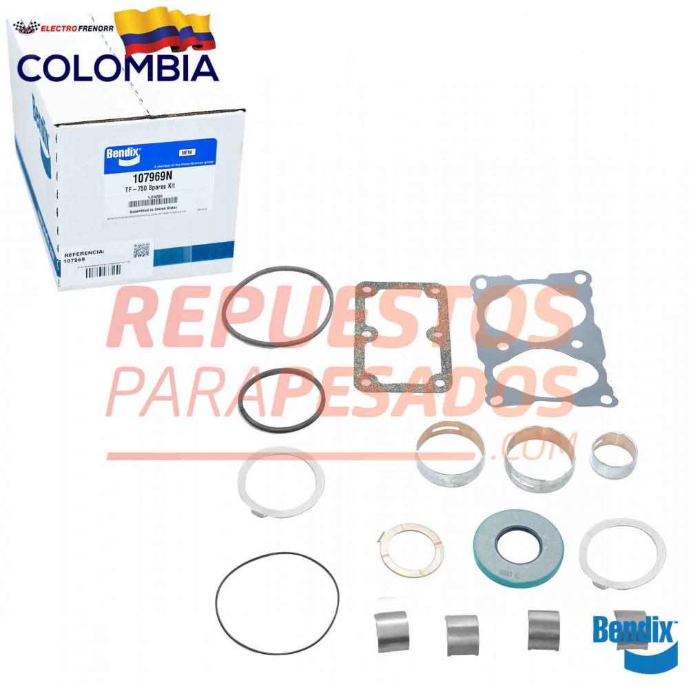 EMPAQUETADURA BUJES, ARANDELAS, RETEN Y CASQUETES TUFLO 550 BENDIX