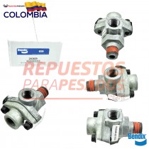 VALVULA RETENCION DOBLE CHEQUE 3-8 BENDIX
