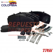 PASTILLAS DE FRENO MERCEDES BENZ ACTROS/ATEGO DELANTERA  TRW