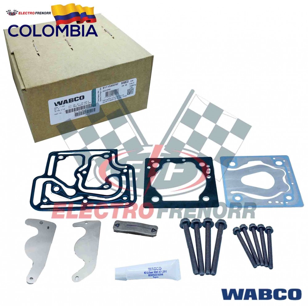 EMPAQUETADURA CULATA COMPRESOR ISX O ISM COMPLETA WABCO
