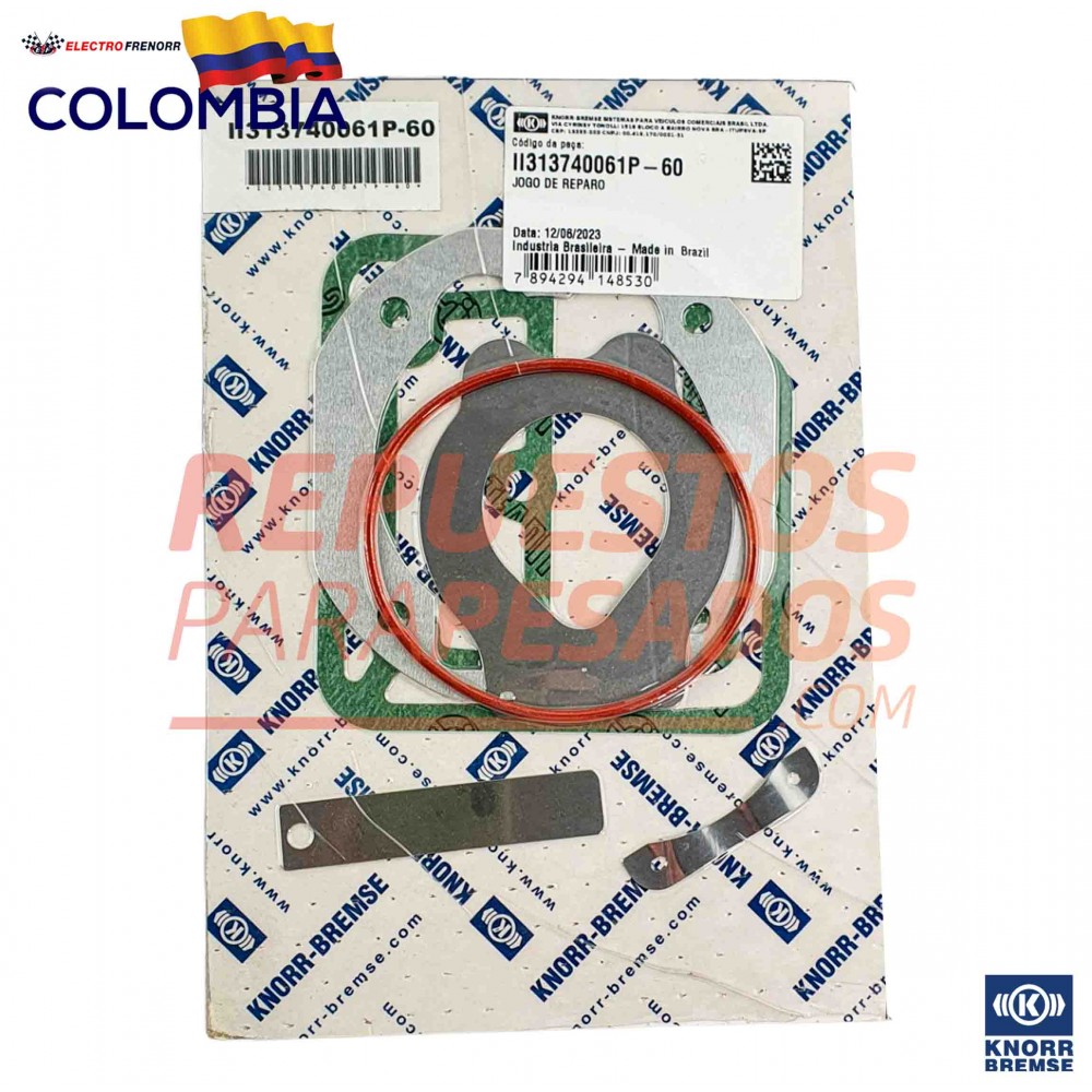 JUEGO CULATA COMPRESOR AGRALE MERCEDES BENZ REGULADO PARCIAL KNORR