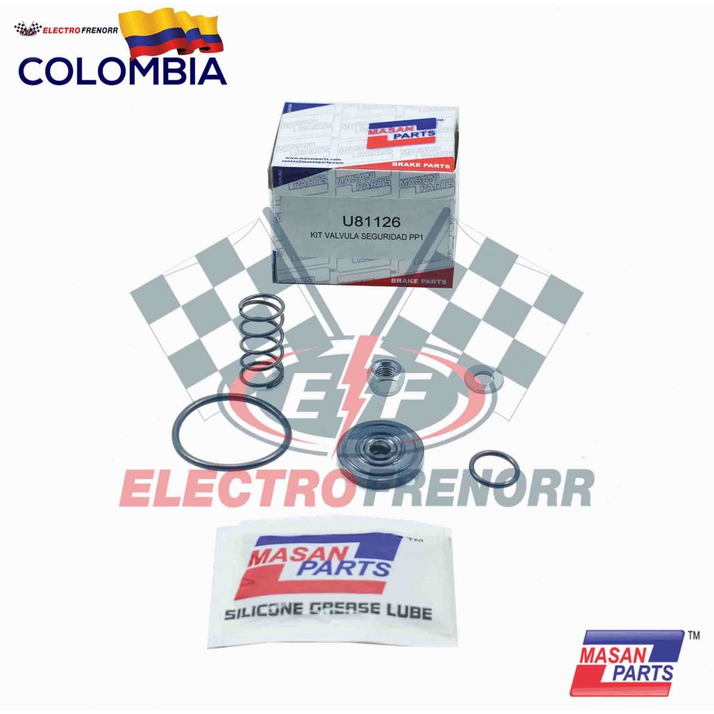 EMPAQUETADURA REPARACION VALVULA SEGURIDAD PP1 FORD CHEVROLET MASAN PARTS