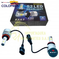 BOMBILLO H11 LED X2 COLOR BLANCO 12-24V BEST