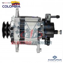 ALTERNADOR 12V 75A CHEV NPR S-IG-L 2POLEAS CONECTOR REDONDO 3PINES BBA 50CC GAMMA GAMMA Alternadores Completos