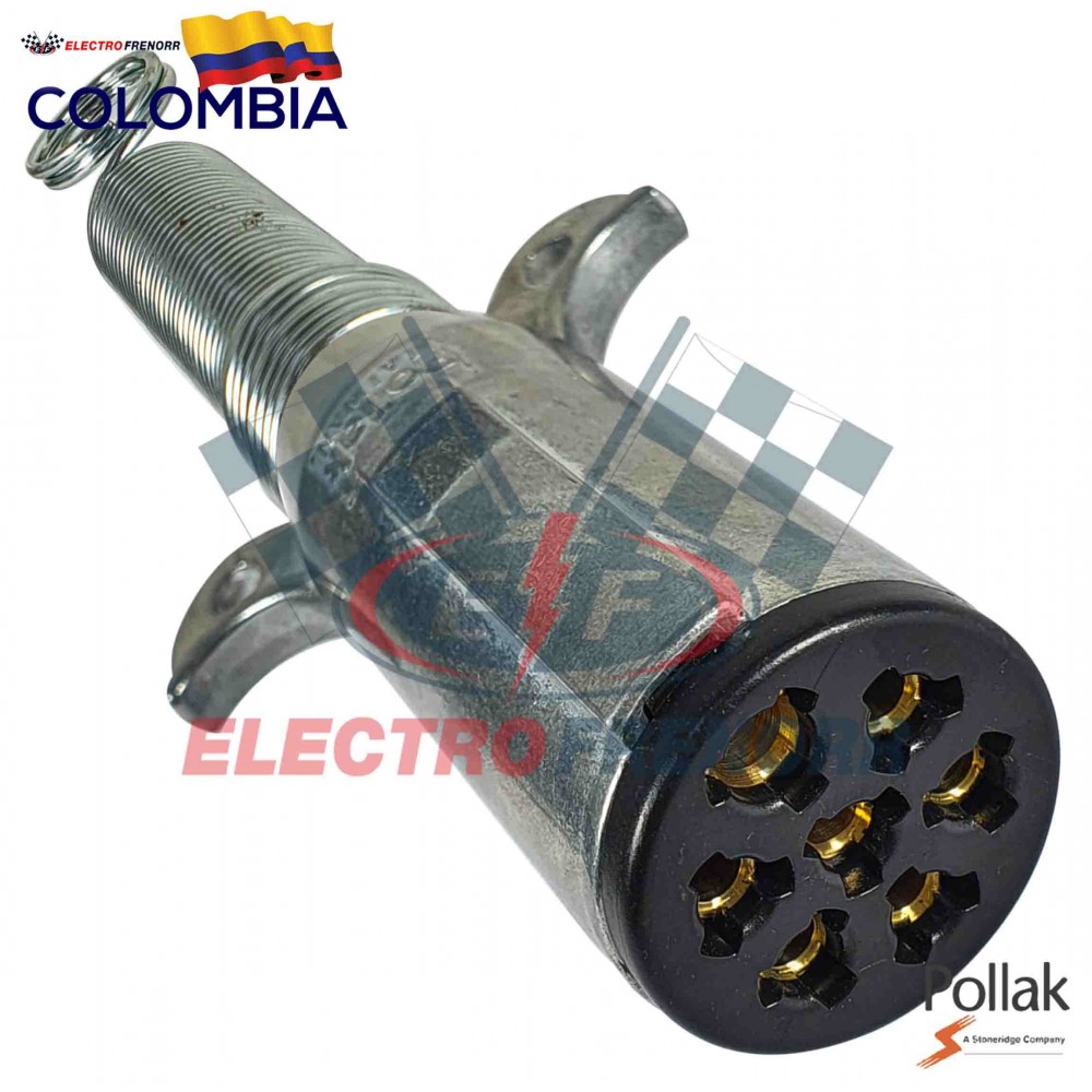 ENCHUFE MACHO 7 VIAS POLLAK