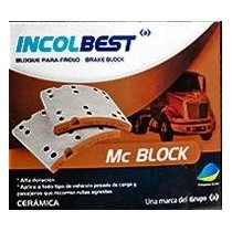 JUEGO BLOQUES DE FRENO 9144 (XD) FORMULACION MCBLOCK INCOLBEST