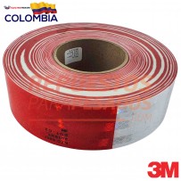 CINTA REFLECTIVA ROJA 3M