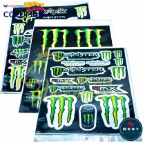 HOJA X30 PCS DE CALCOMANIAS PARA CARRO O MOTO BEST