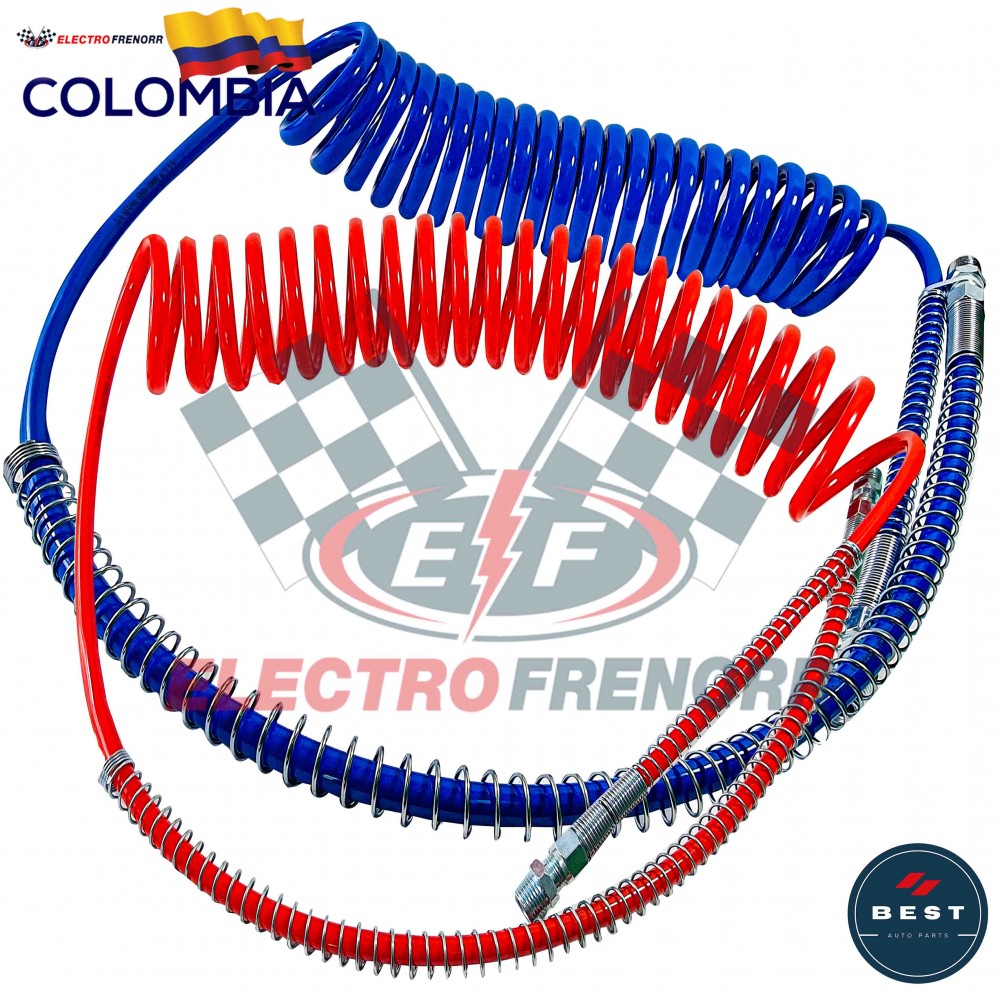 MANGUERAS TRAILER LARGA AZUL ROJA 40 PIES  BEST