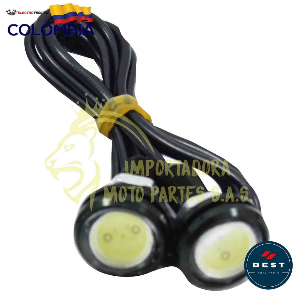 EXPLORADORA LED PARA CARRO X2 COLOR BLANCO BEST