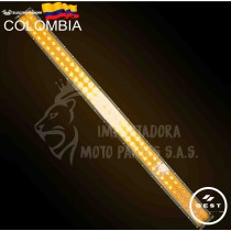 BARRA LED 105 CM  BLANCA AMBAR  FIJA -FLASH 9-36 VOLT