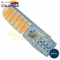 BOMBILLO COCUYO LED COLOR AMBAR  12V BEST