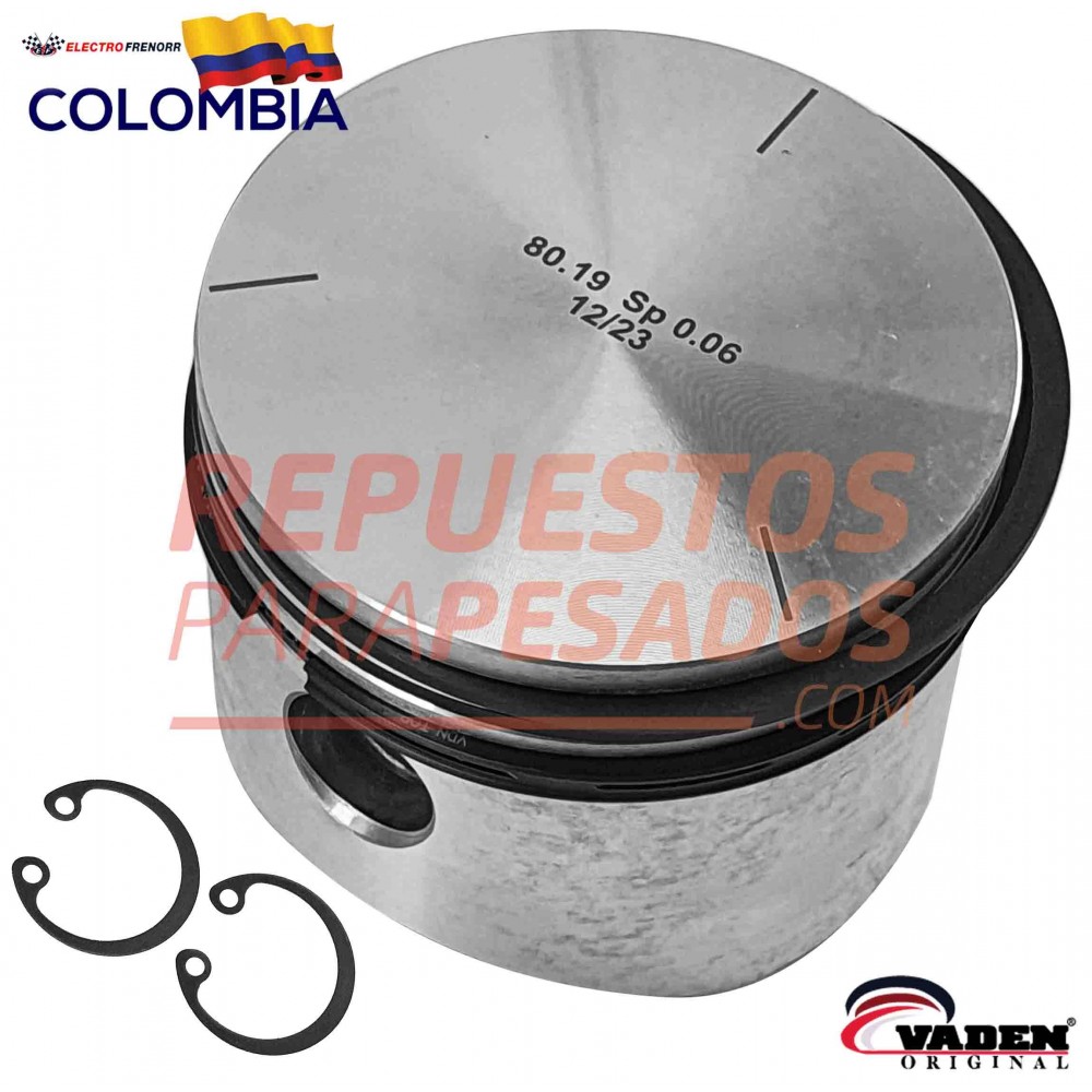 PISTON 80 MM EN 10 VADEN