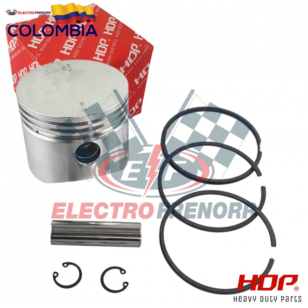 PISTON Y ANILLOS EN 80  MM EN STD  HDP