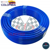 MANGUERA NYLON 3/8 AZUL MTS...
