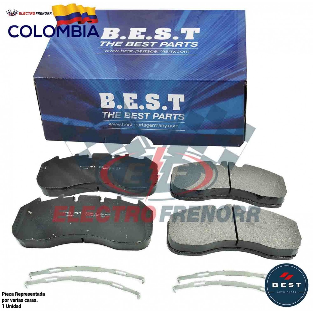 JUEGO DE PASTILLAS METRO PLUS BEST