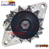 ALTERNADOR CHEVROLET FVR FTR MODELO VIEJO 24V 40AMP 70MM 2PINES MOLPOWER