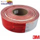 CINTA REFLECTIVA ROJA 3M