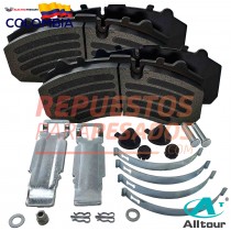 JUEGO PASTILLAS FRENO IVECO, DAF, MERCEDES, SCANIA ALLTOUR