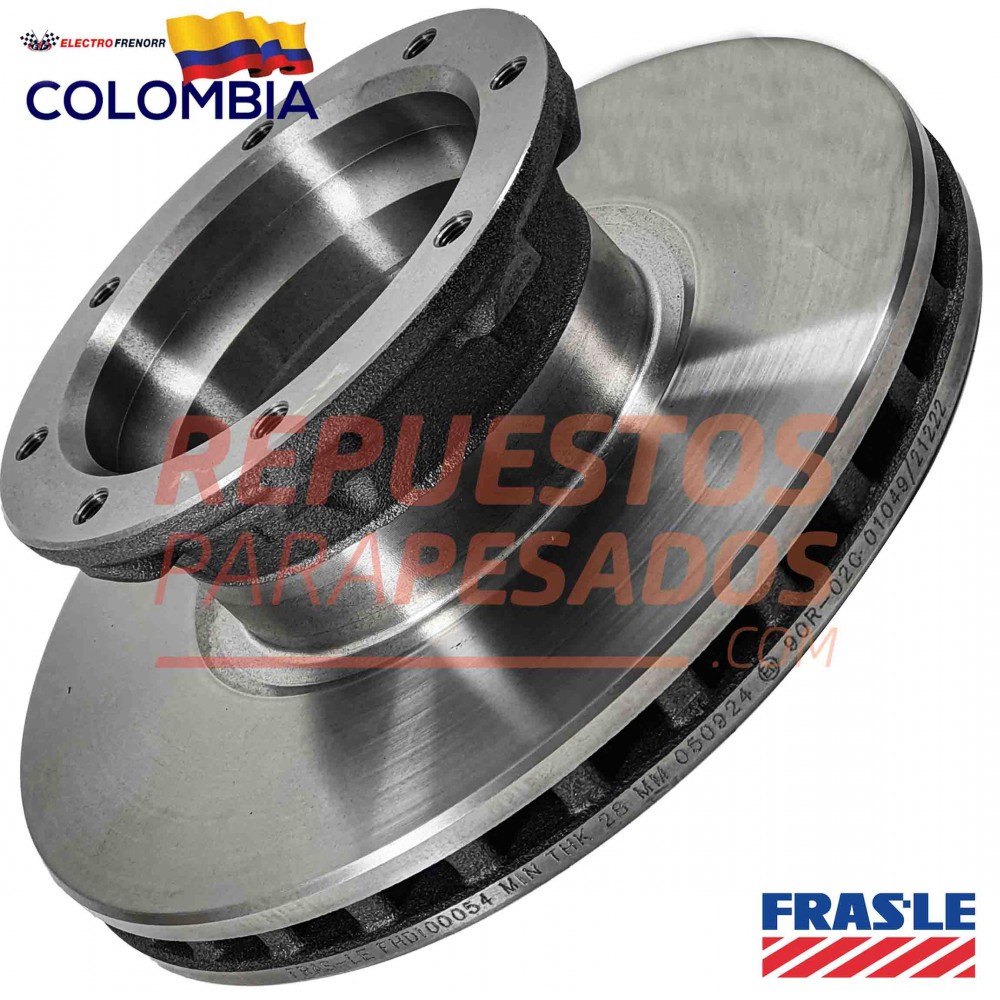 DISCO DE FRENO ATEGO 1016 1725 TRASERO FRASLE