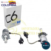 BOMBILLO H4 LED X2 TIPO C6...