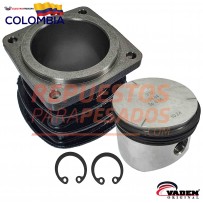BLOQUE PISTON Y ANILLOS NPR...