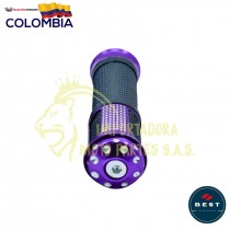 MANGOS X2 PARA MOTO DE LUJO DE COLOR MORADO BEST