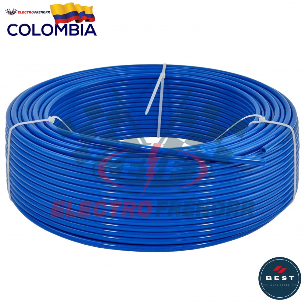 MANGUERA NYLON ¼  AZUL MTS BEST
