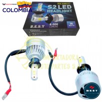BOMBILLO H3 LED X2 COLOR...
