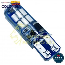 BOMBILLO LED COCUYO FIJA + FLASH COLOR AZUL 12V CON 150LM BEST