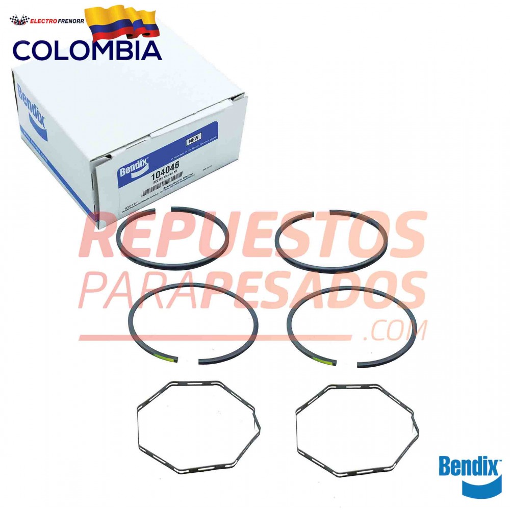 ANILLOS COMPRESOR BX2150 EN 0.10 BENDIX