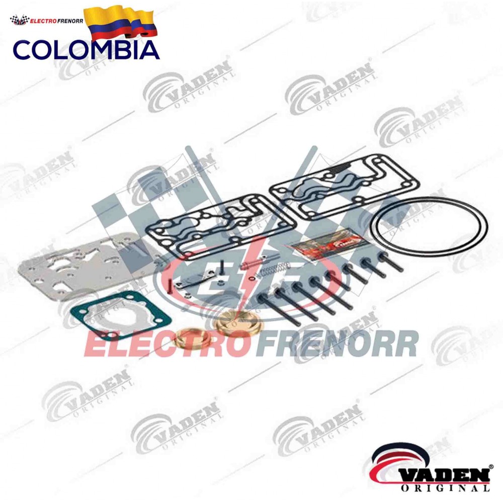 EMPAQUETADURA REP COMPRESOR CON TORNILLOS Y PLANCHUELA MACK MP8 VADEN VADEN Empaquetaduras de Compresores